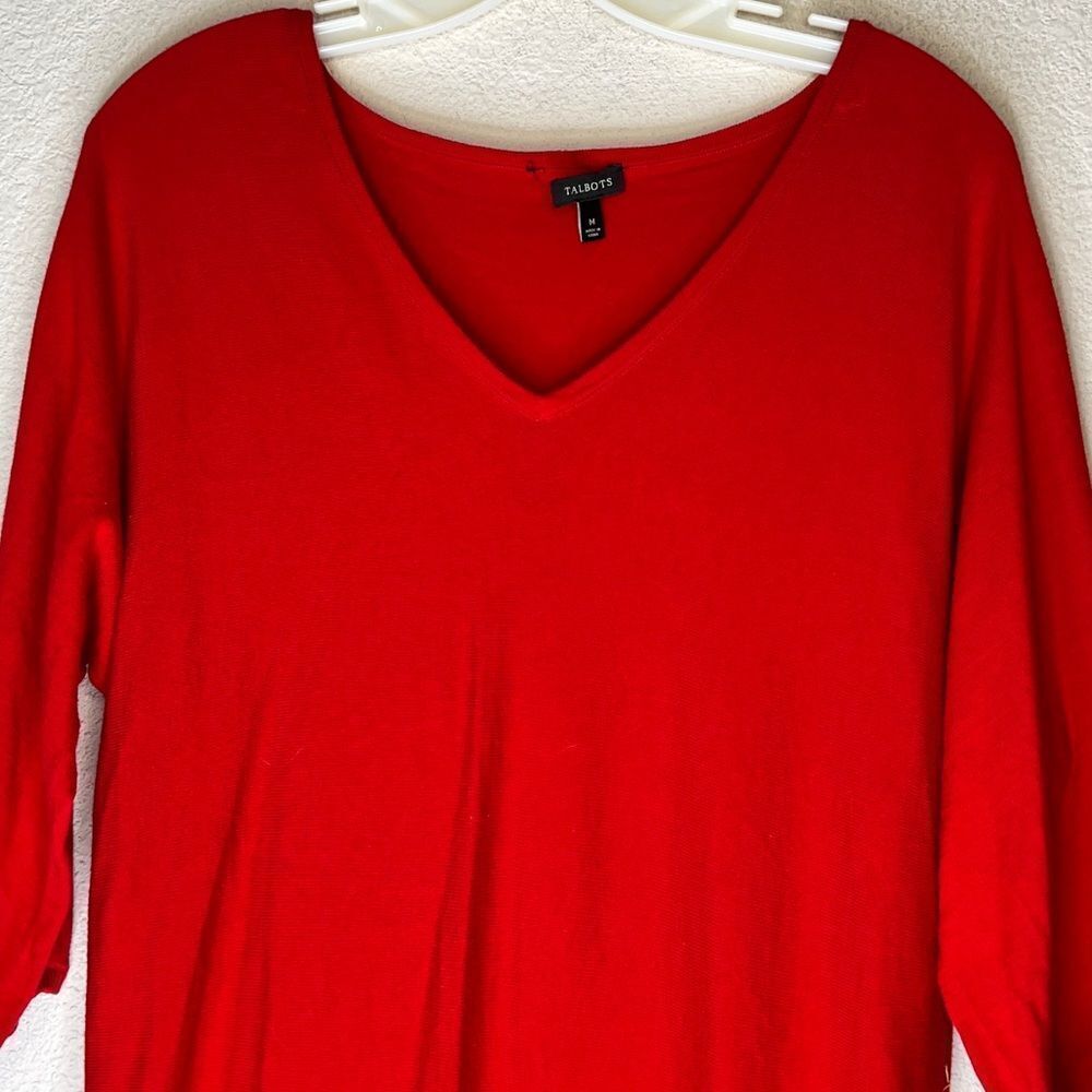 Talbots Red‎ Sweater - Picture 3 of 7